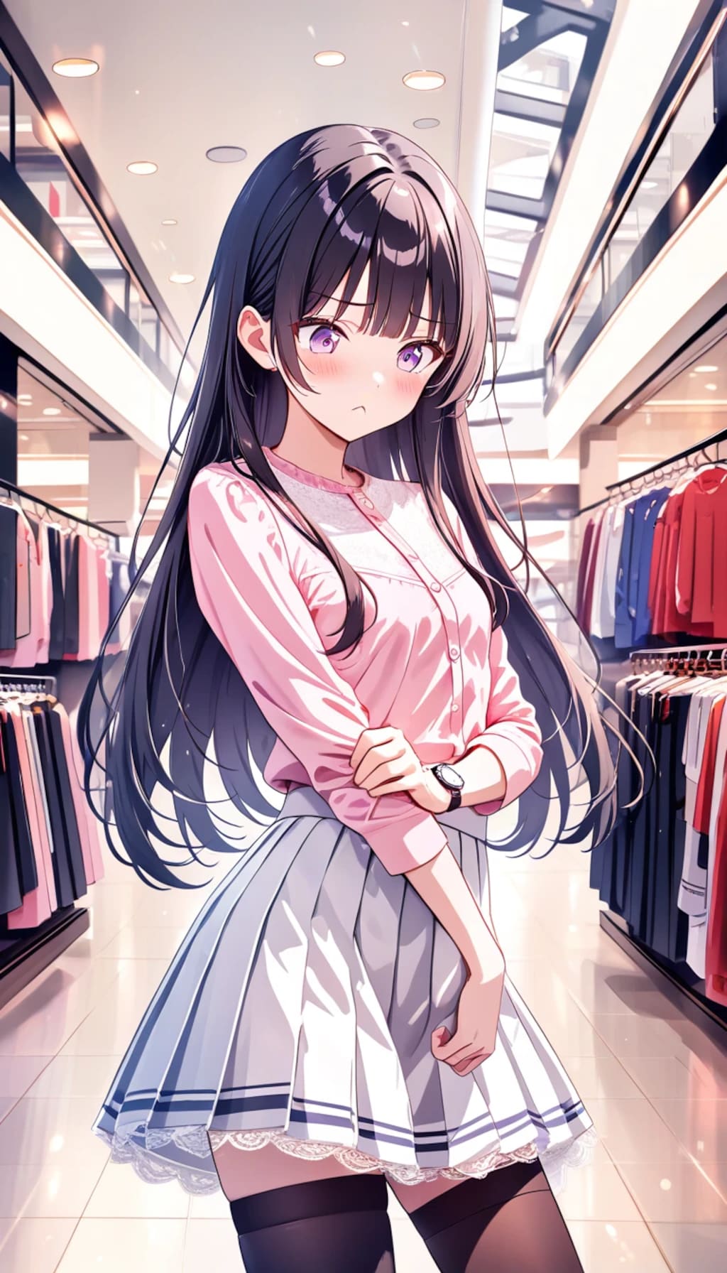 休日デート『まだかなぁ、まだかなぁ……あ！　来たっ！』カイリ（妹ちゃん）