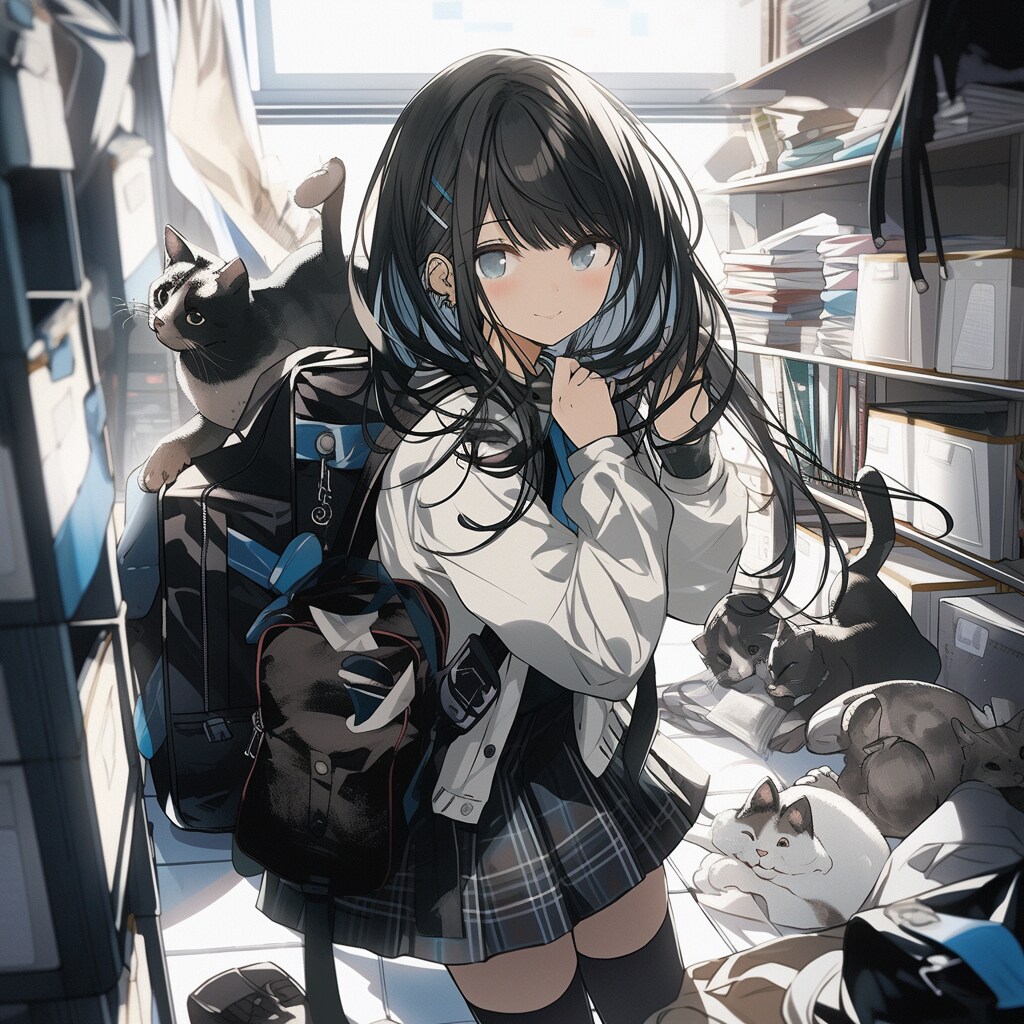 猫屋敷とJKちゃん