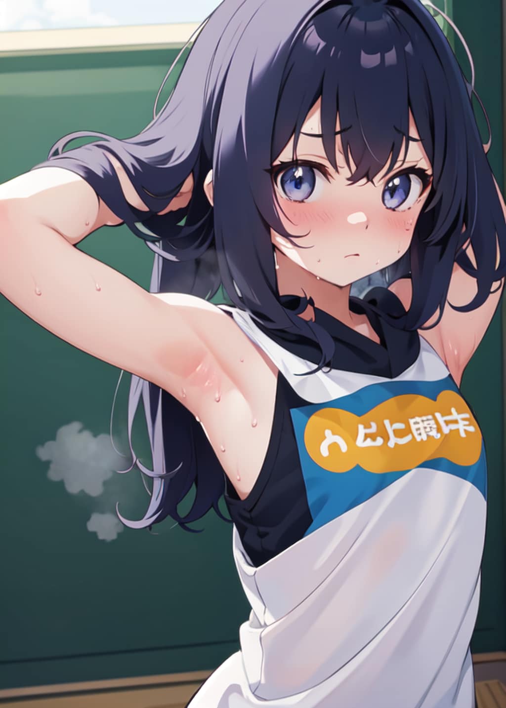 スポーツ後の少女たち…ﾑﾜｧ