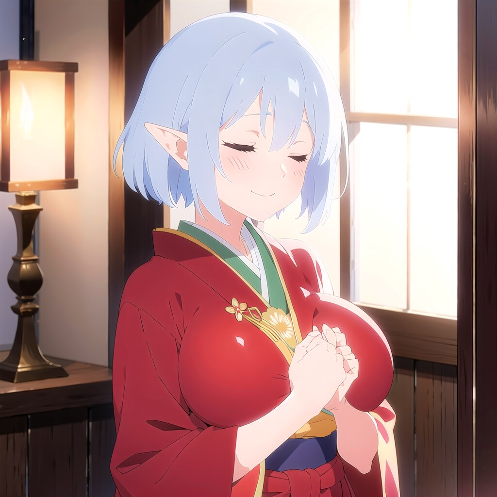 和装エルフ