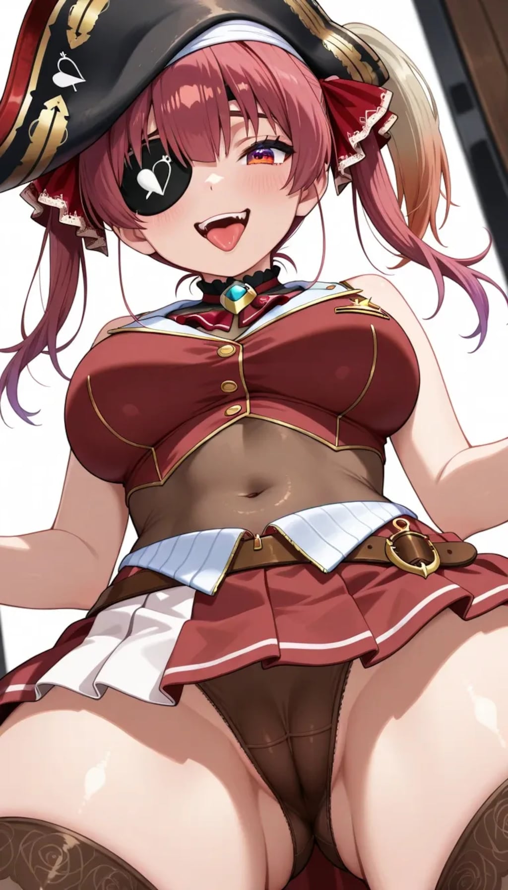 船長のパンチラ