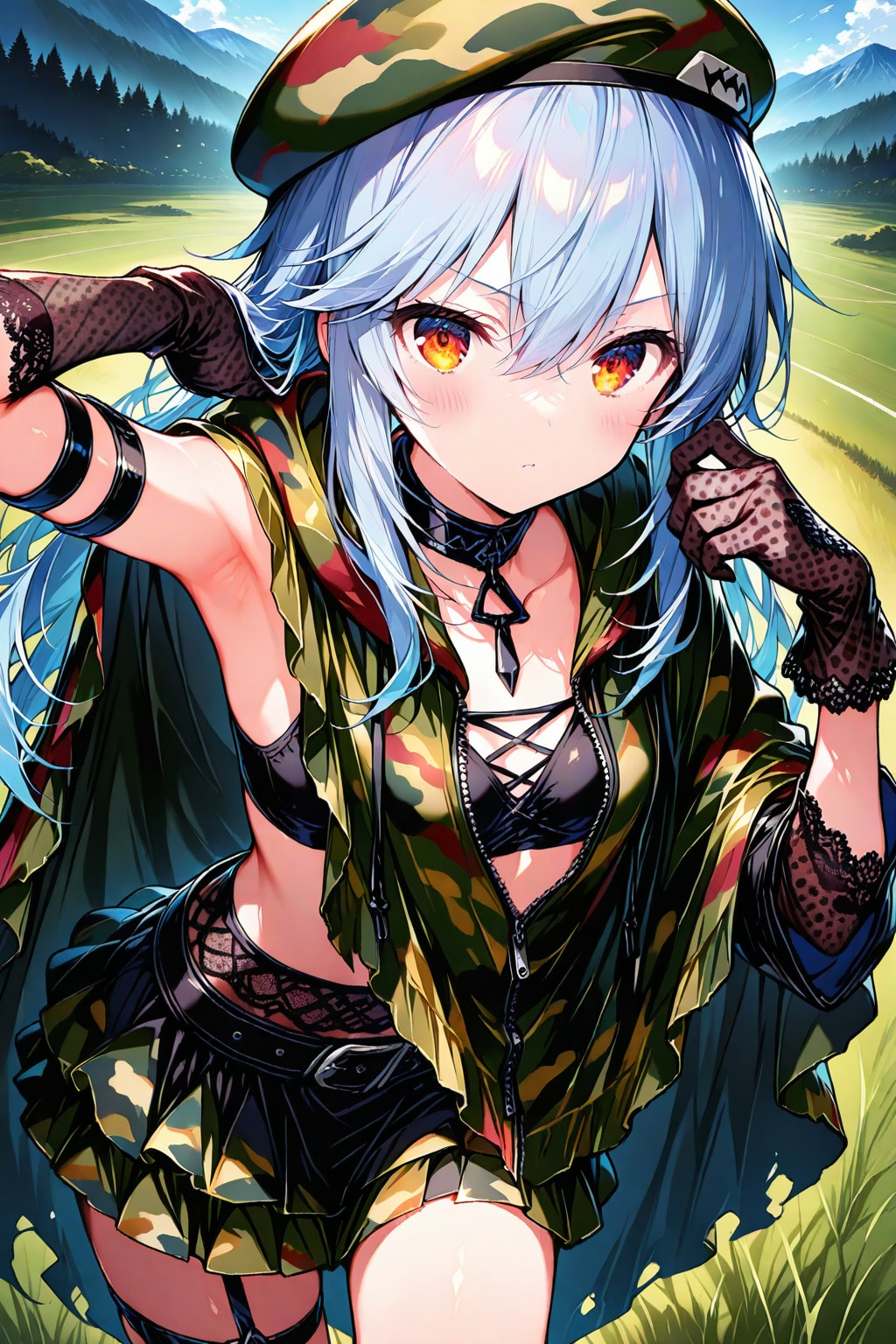 野戦タイプな魔法少女 | の人気AIイラスト・グラビア