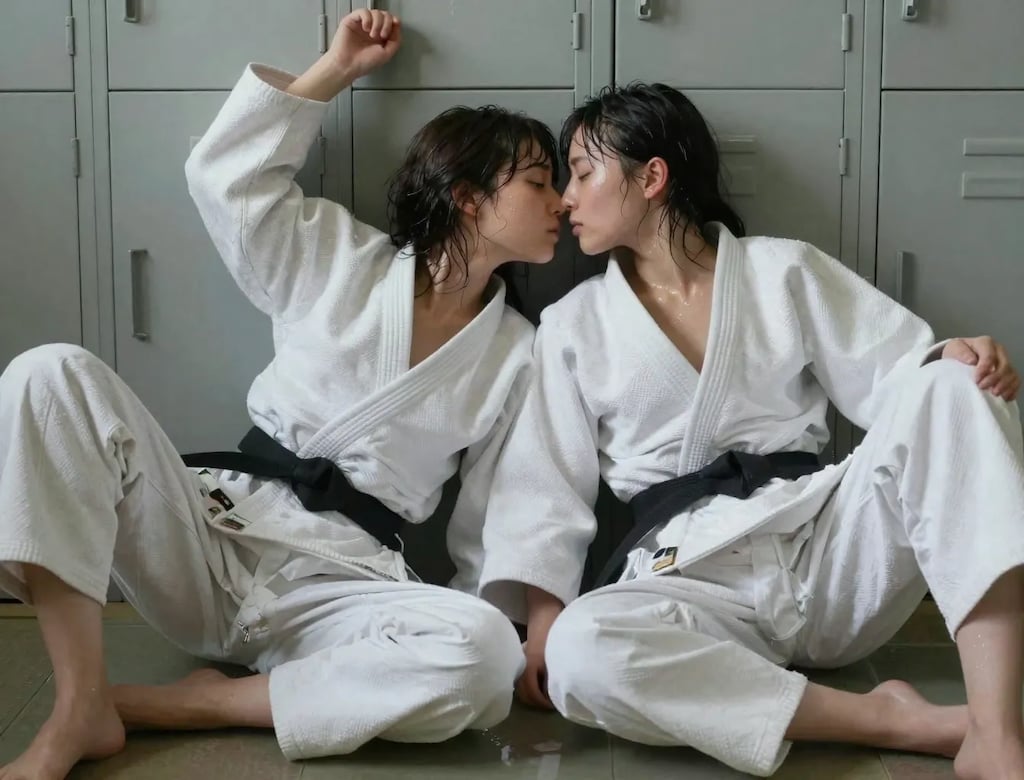 親友同士の真夏のお昼寝１０