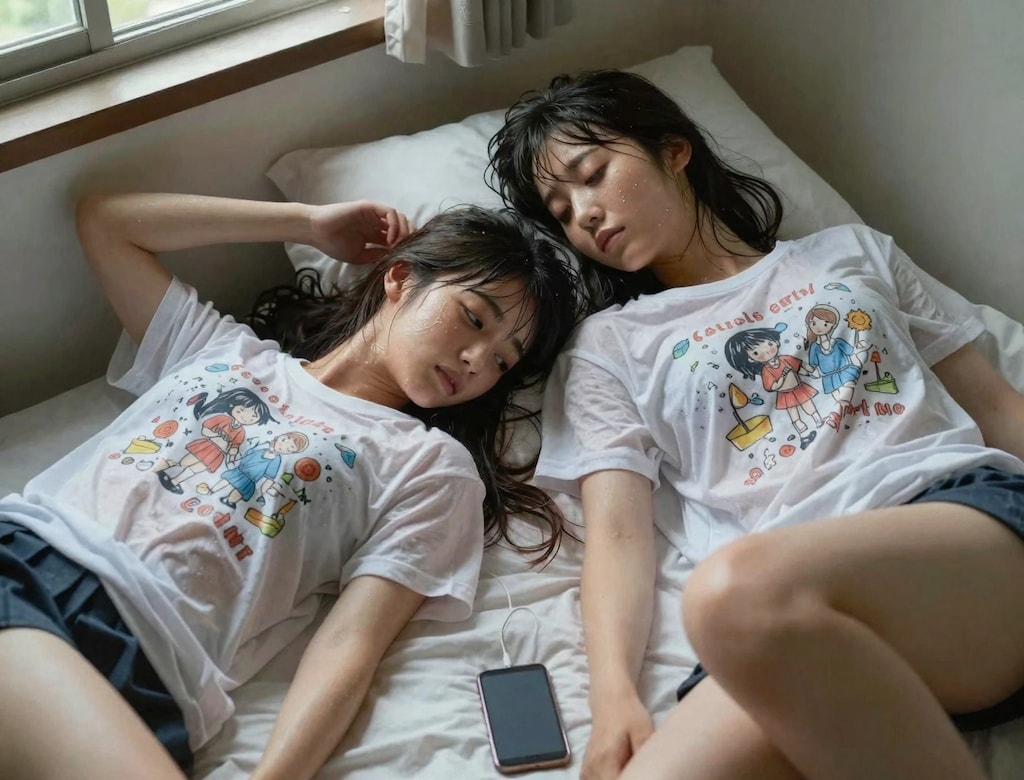 親友同士の真夏のお昼寝１０
