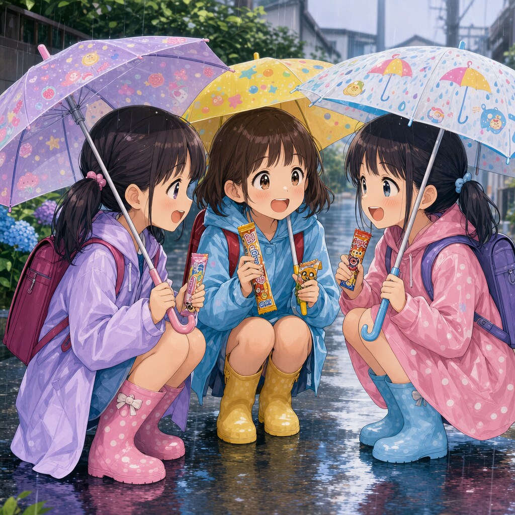 雨の日の帰り道