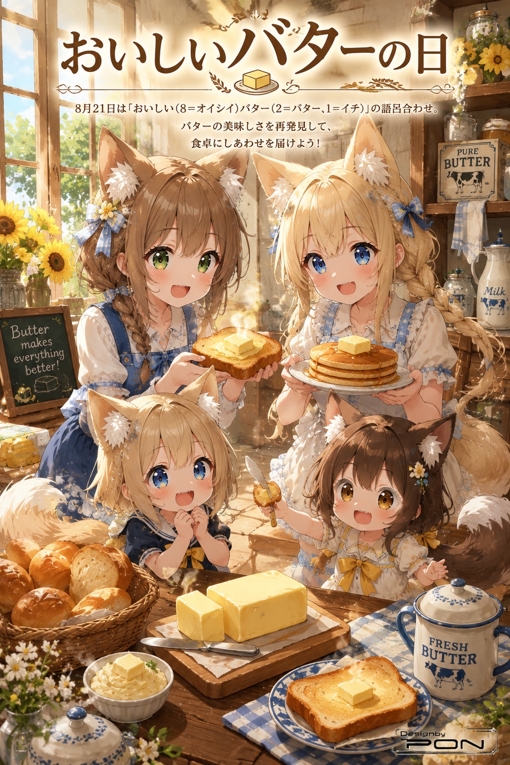 8月21日、おいしいバターの日