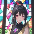 ステンドグラスと少女 2枚目