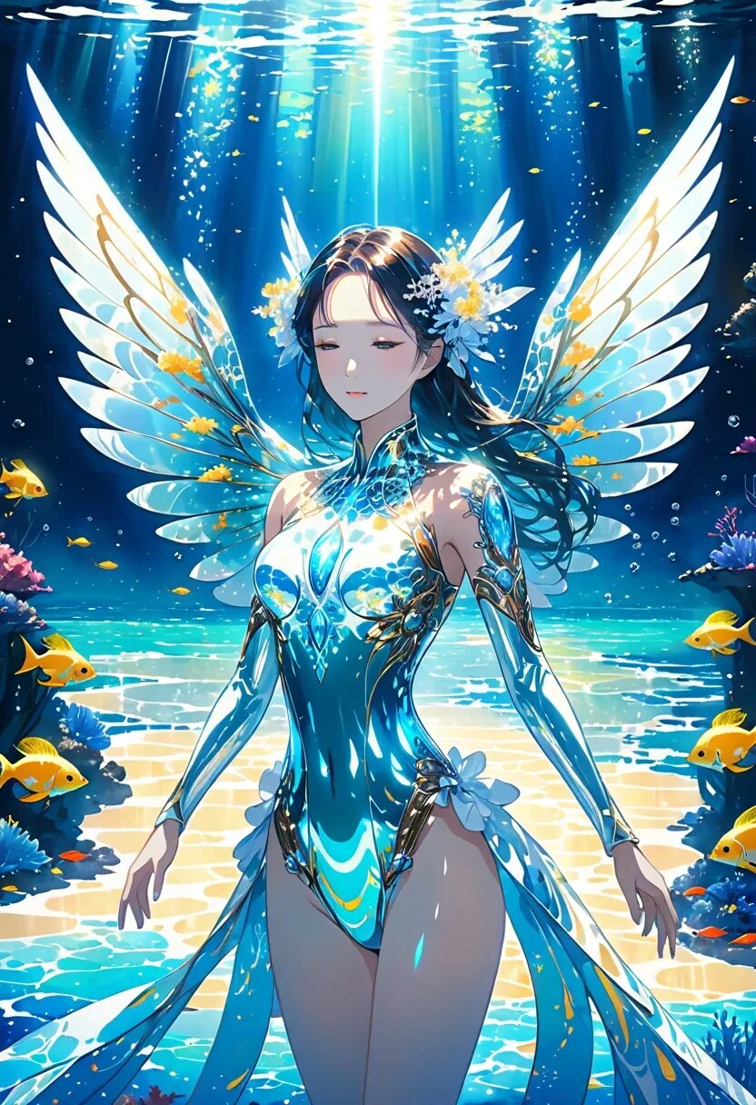 海の天使 | の人気AIイラスト・グラビア