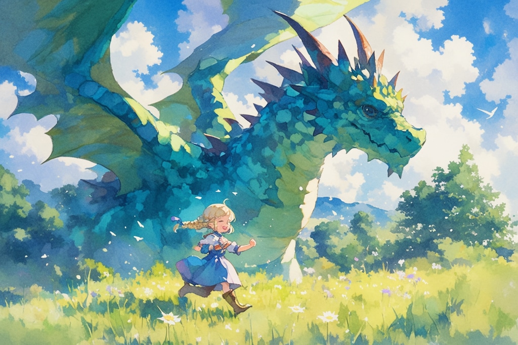 ドラゴンと少女（竜騎士）15