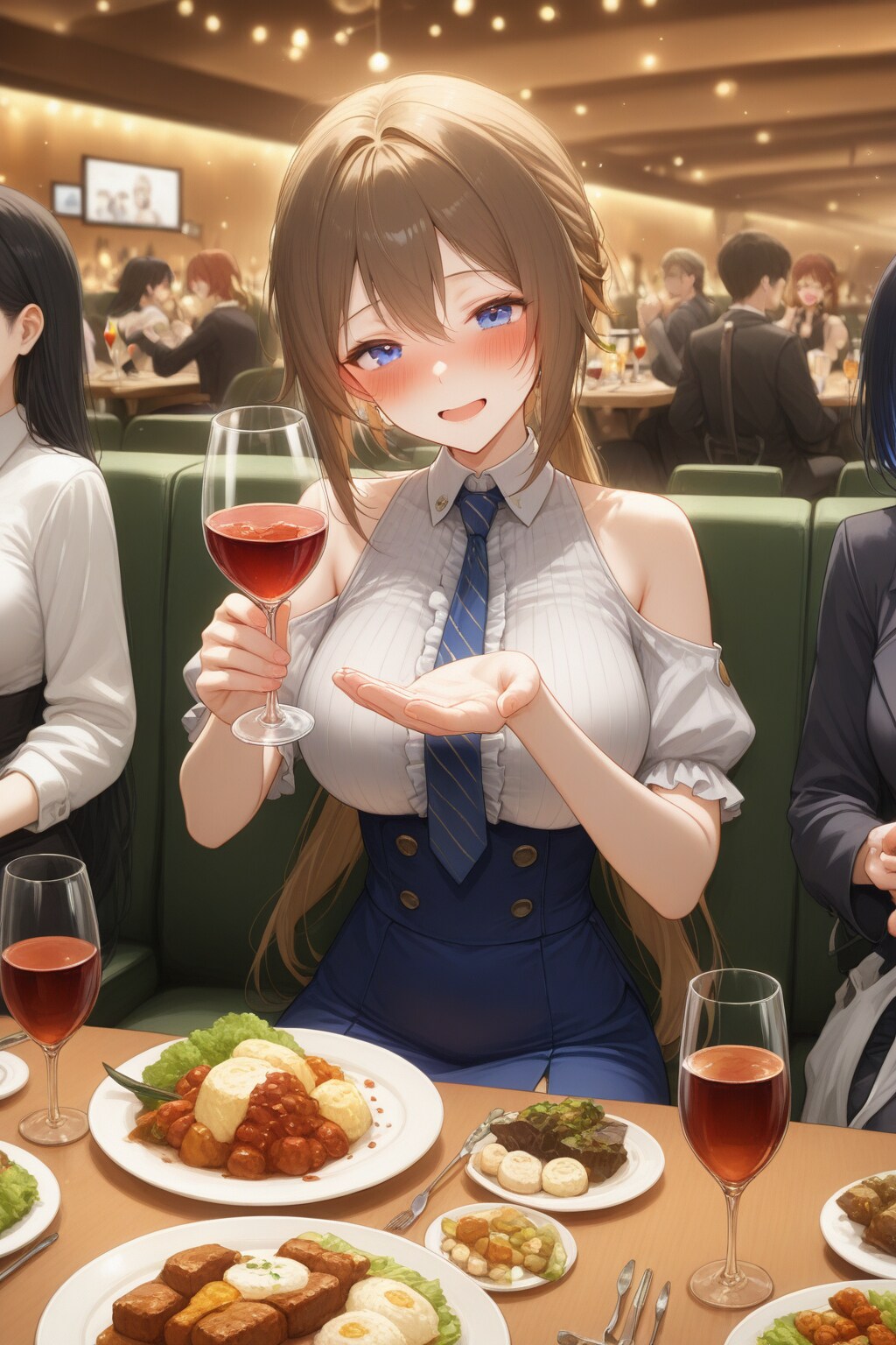 いただいてまーす🍷 | の人気AIイラスト・グラビア