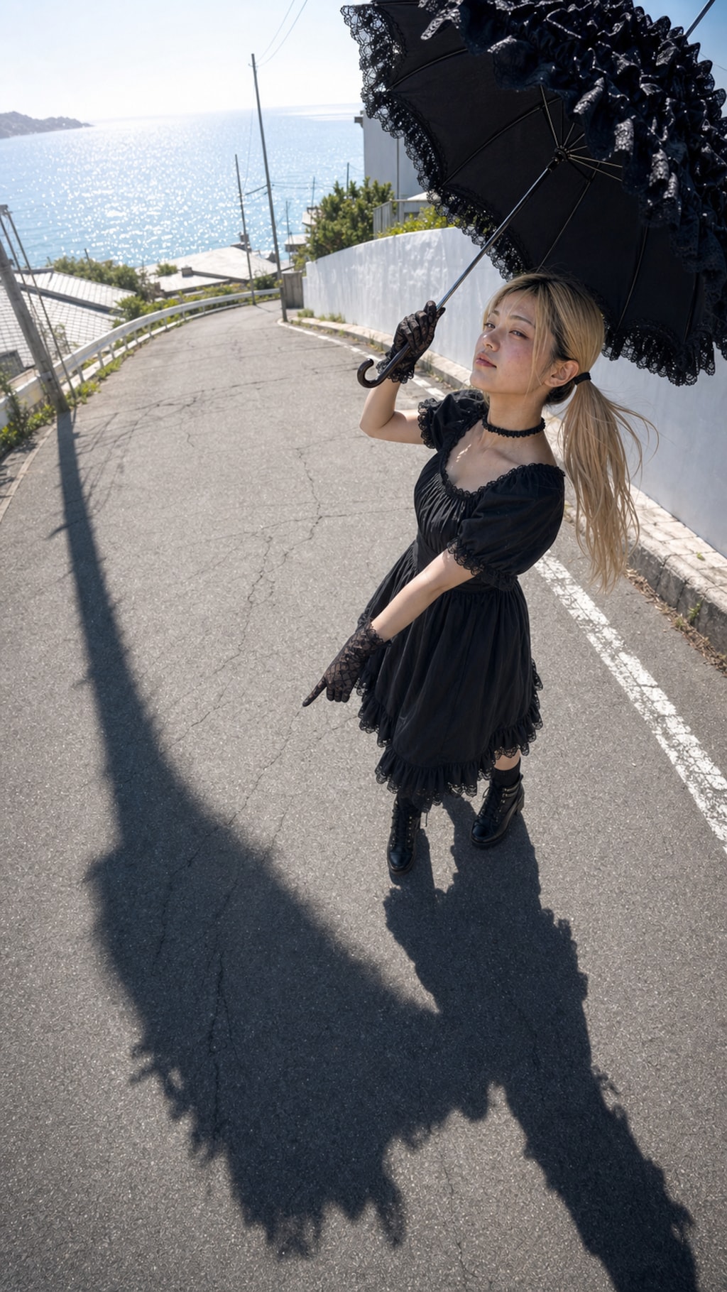Beneath the Midnight Parasol