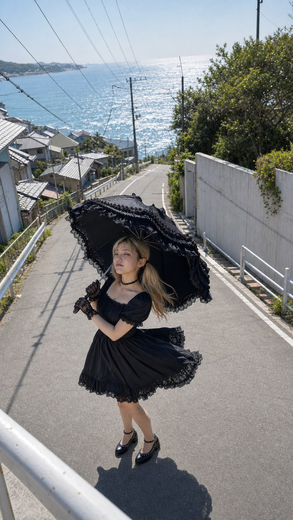 Beneath the Midnight Parasol