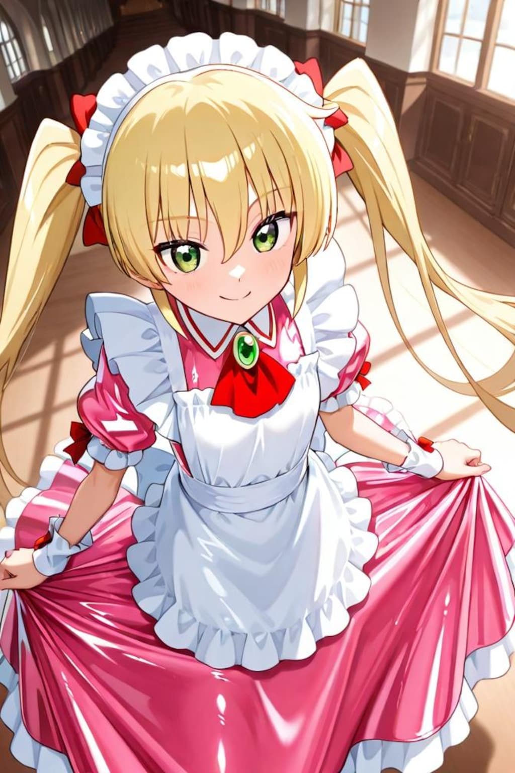 ハヤテのごとく　三千院ナギ　メイド服2
