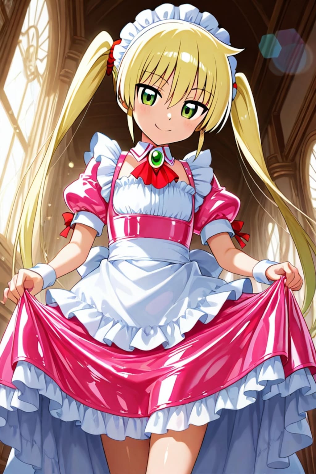 ハヤテのごとく　三千院ナギ　メイド服2