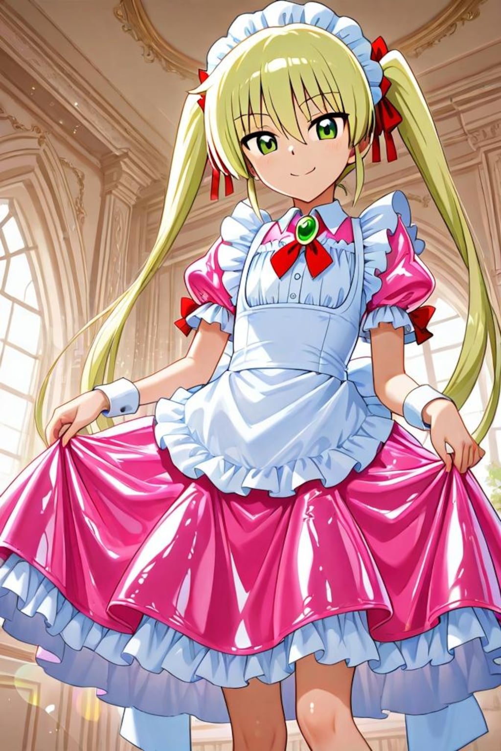 ハヤテのごとく　三千院ナギ　メイド服2