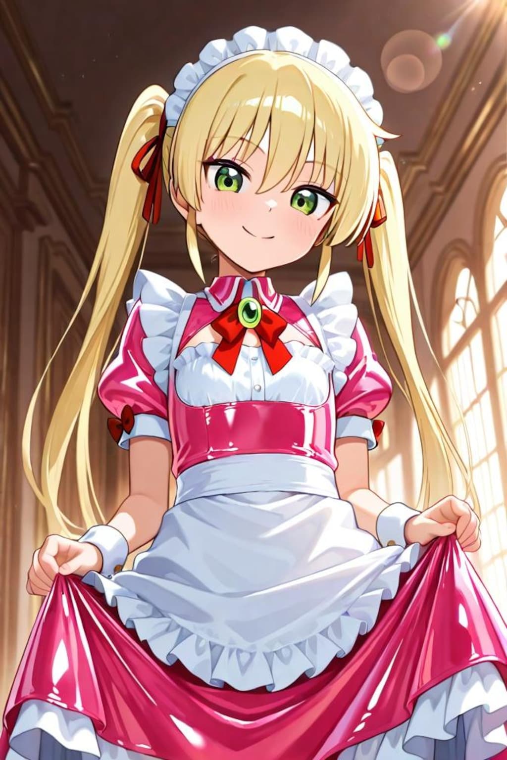 ハヤテのごとく　三千院ナギ　メイド服2