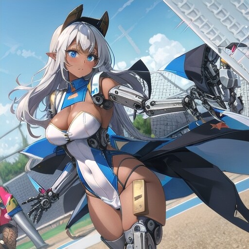 レースクイーンの練習②