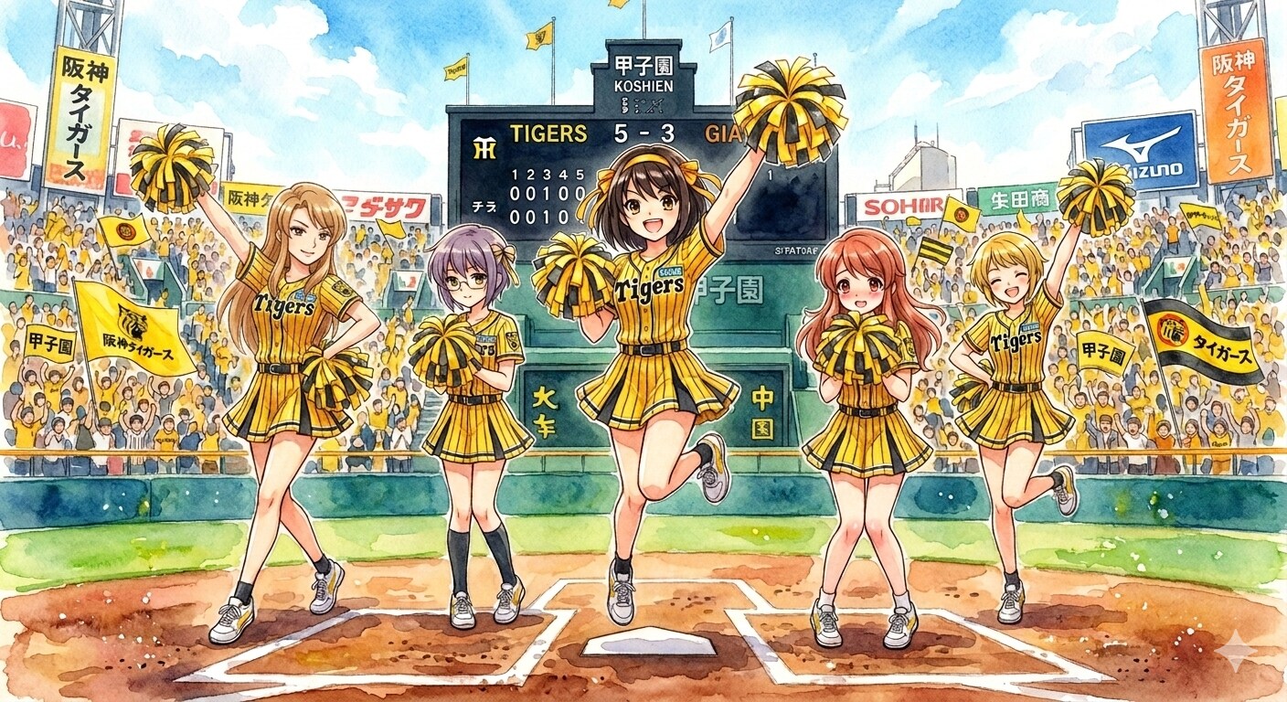 大昔（巨人の星放映時）から阪神ファンでした。