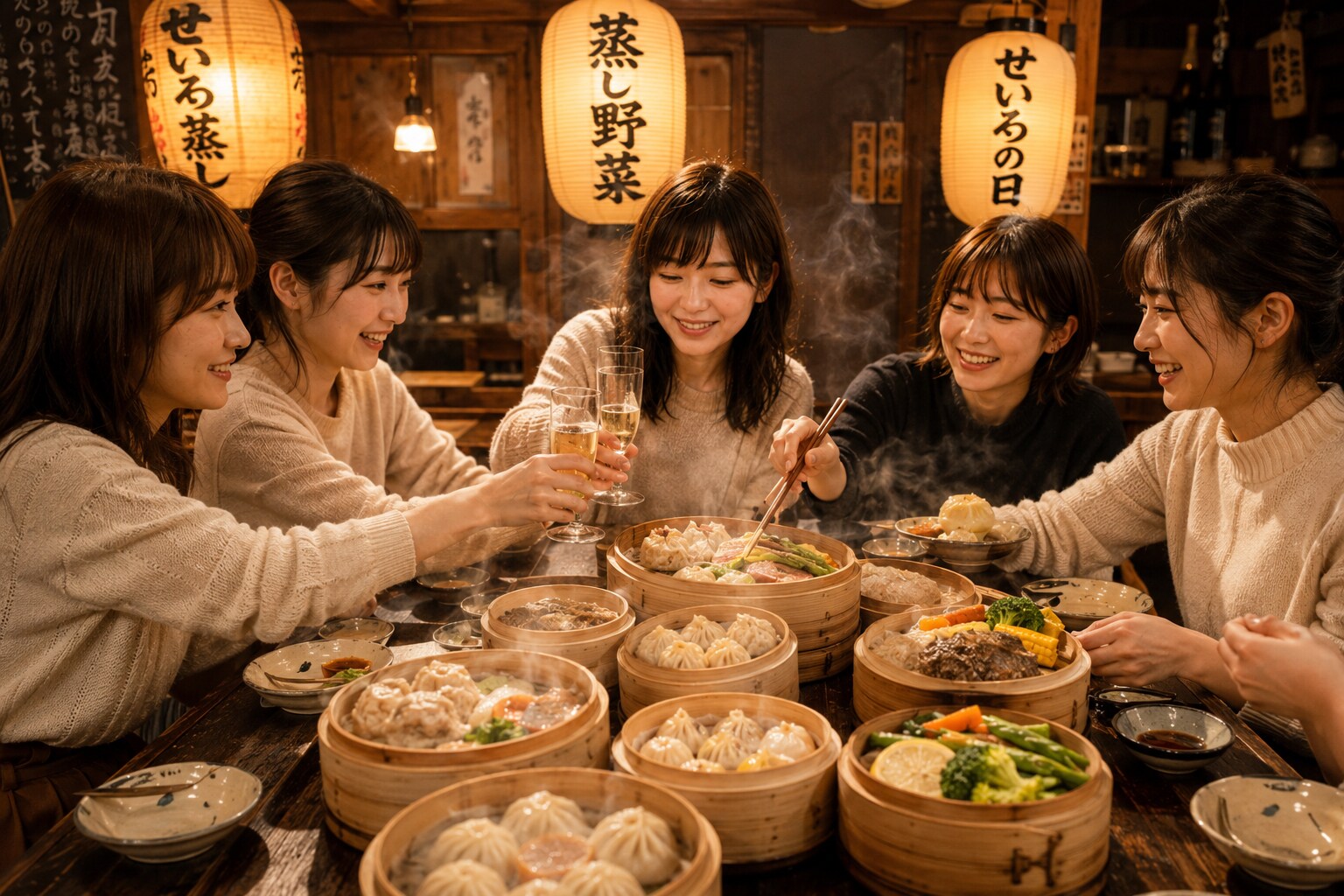 きょうこそ蒸し料理女子会の日