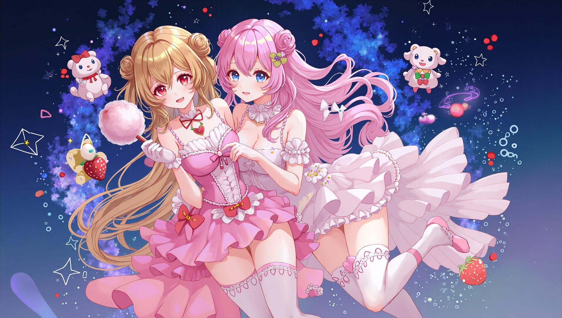 夢幻糖果宇宙の姫君たち | の人気AIイラスト・グラビア