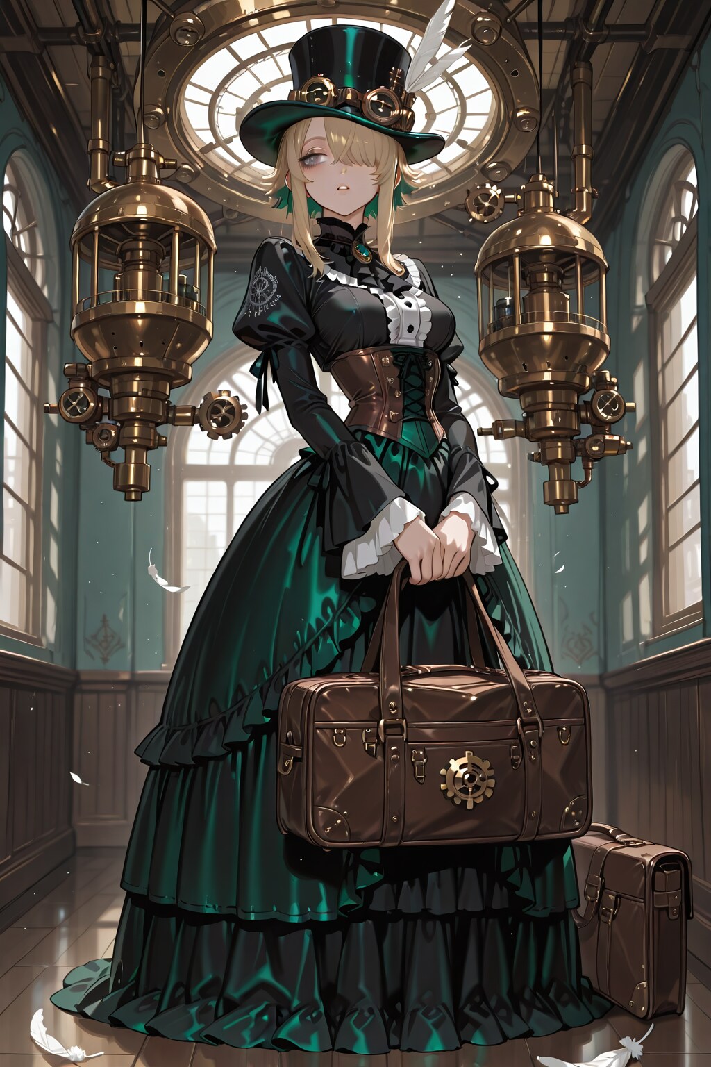 スチームパンクのコスです💕 | の人気AIイラスト・グラビア