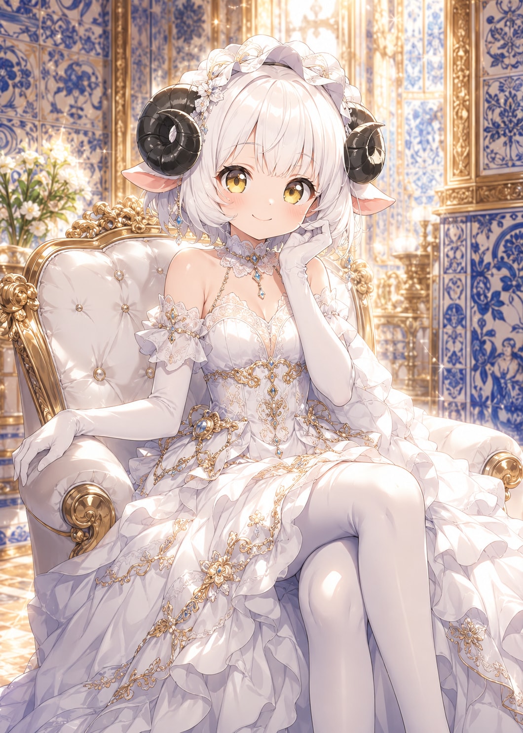 Azulejoのお部屋にいるメイちゃん♡ | の人気AIイラスト・グラビア