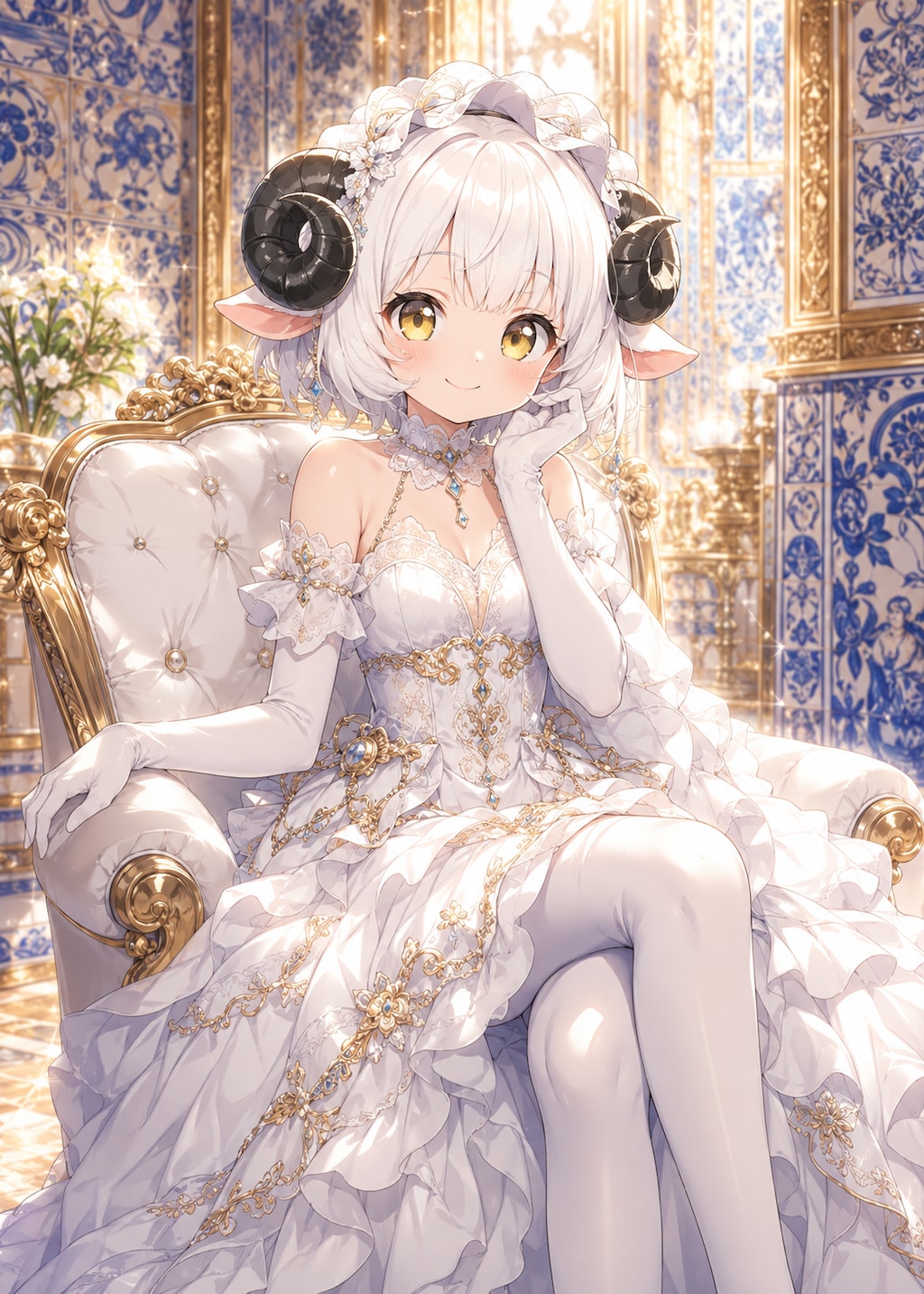 Azulejoのお部屋にいるメイちゃん♡