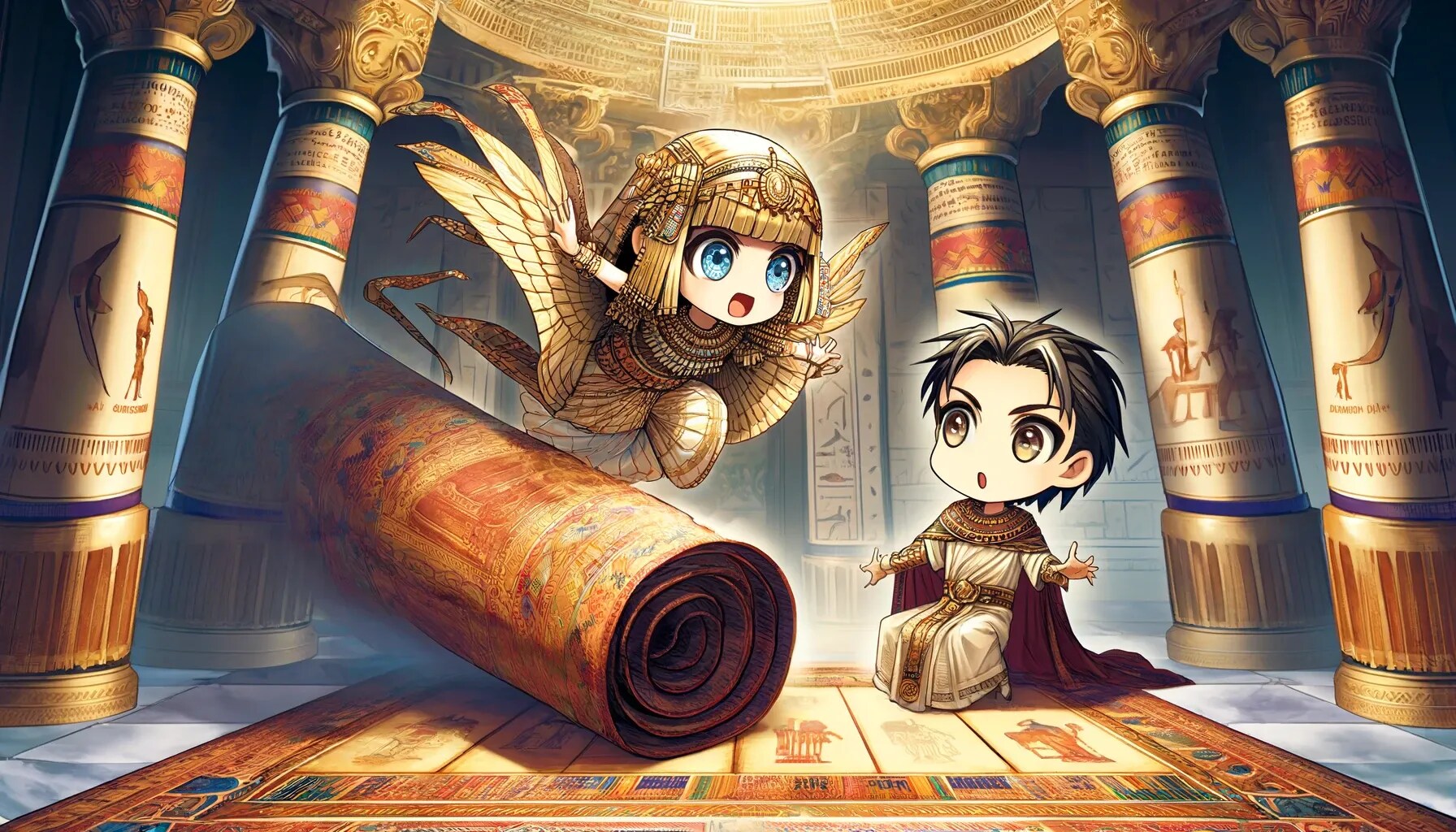 絨毯の中からジャジャジャジャーン！