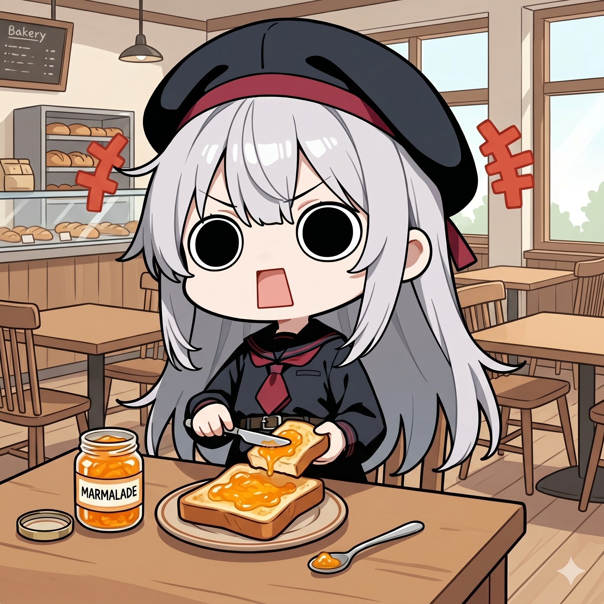 トーストにマーマレードを塗るえらいこっちゃ嬢 | の人気AIイラスト・グラビア