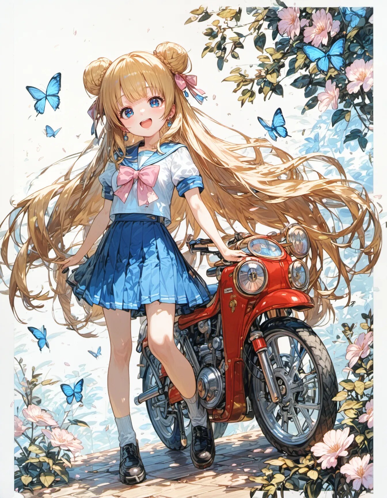 Butterflies and the Scarlet Motorcycle