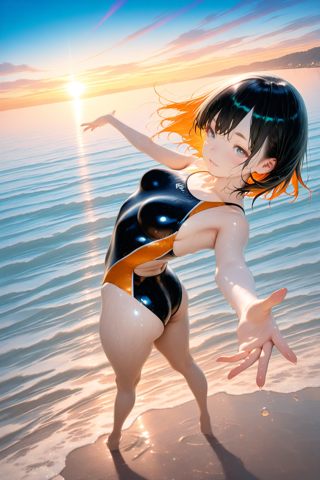 朝だよ