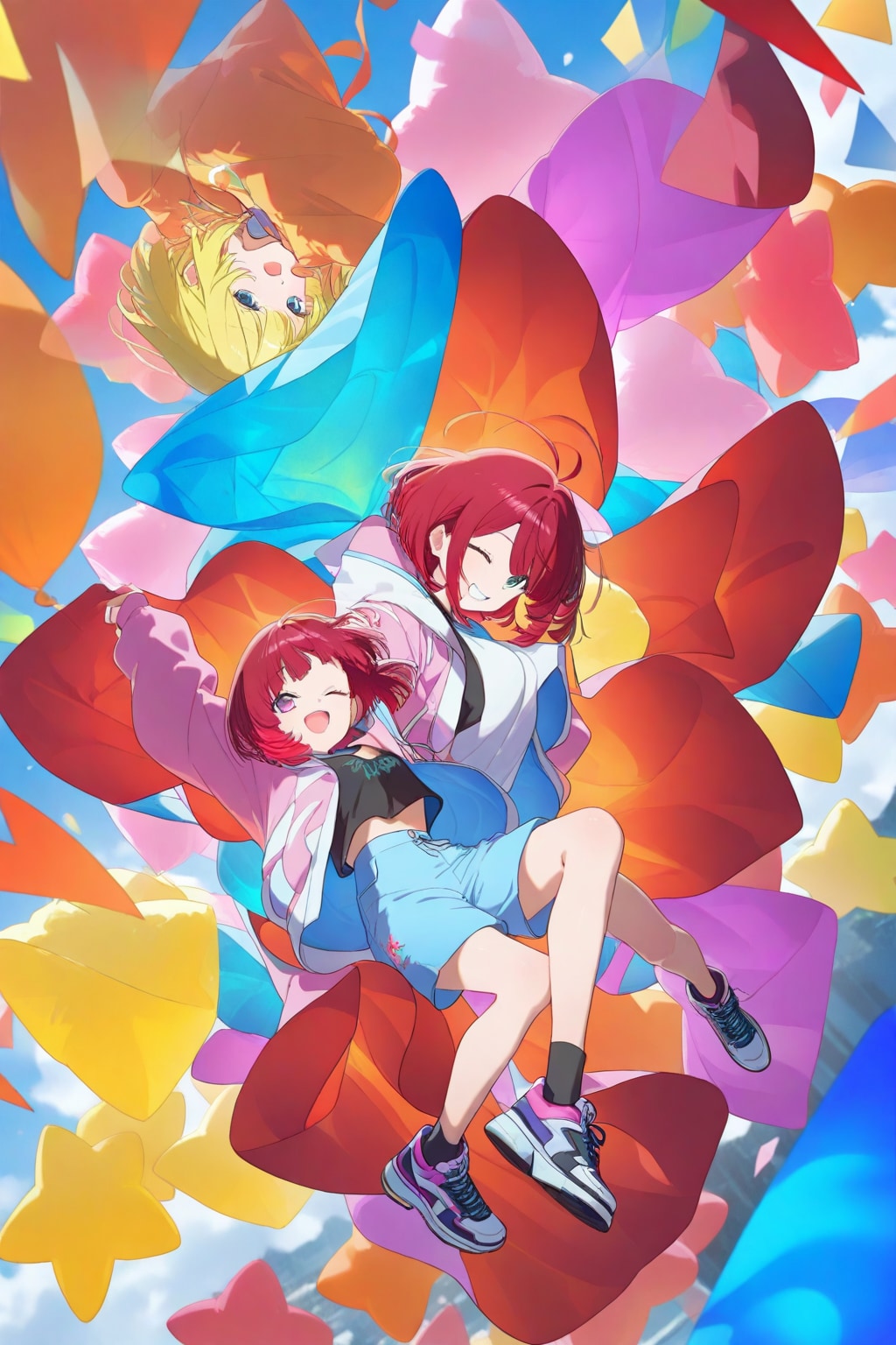 ホログラフィック・レイヤード・ドレス | の人気AIイラスト・グラビア