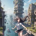 空中都市の日常① 3枚目
