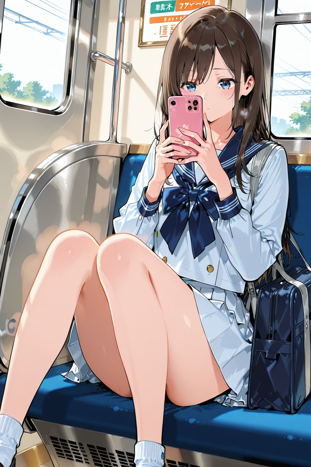 自撮り | の人気AIイラスト・グラビア