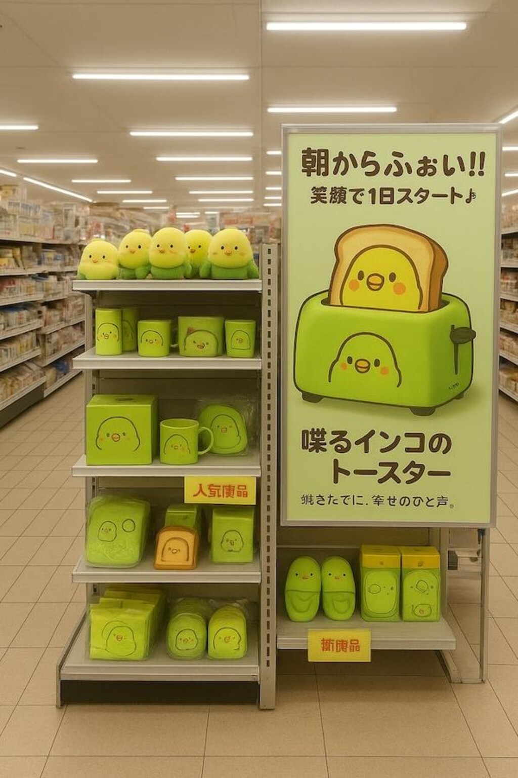 【コラボ】喋るインコのトースターを買いに来たししょちゃん🐱