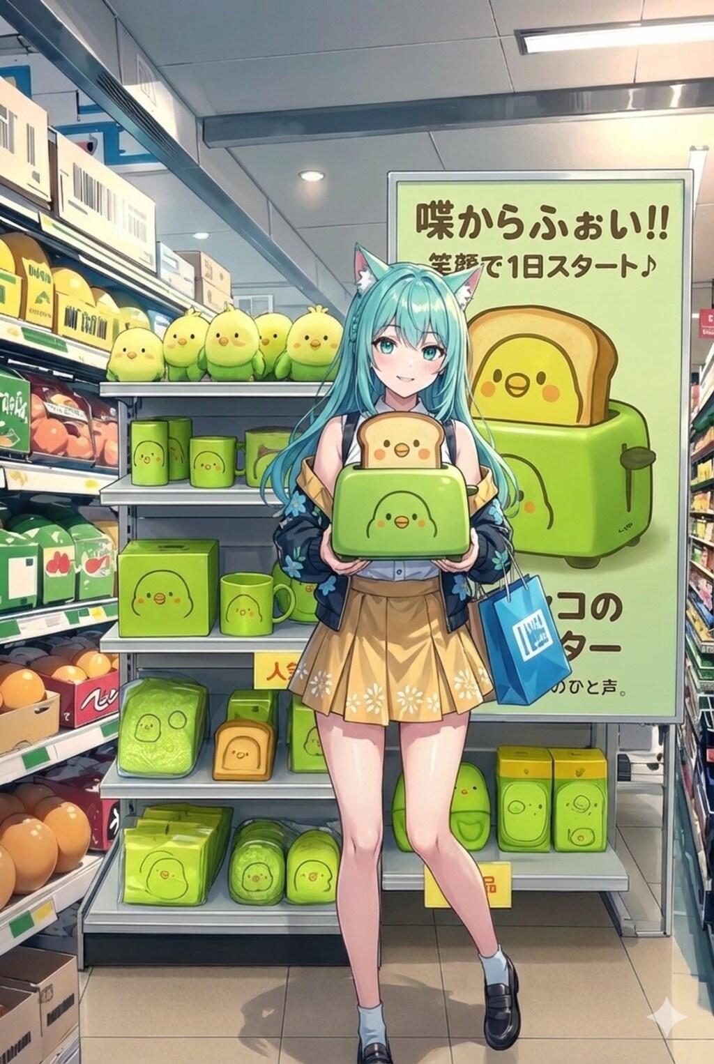 【コラボ】喋るインコのトースターを買いに来たししょちゃん🐱