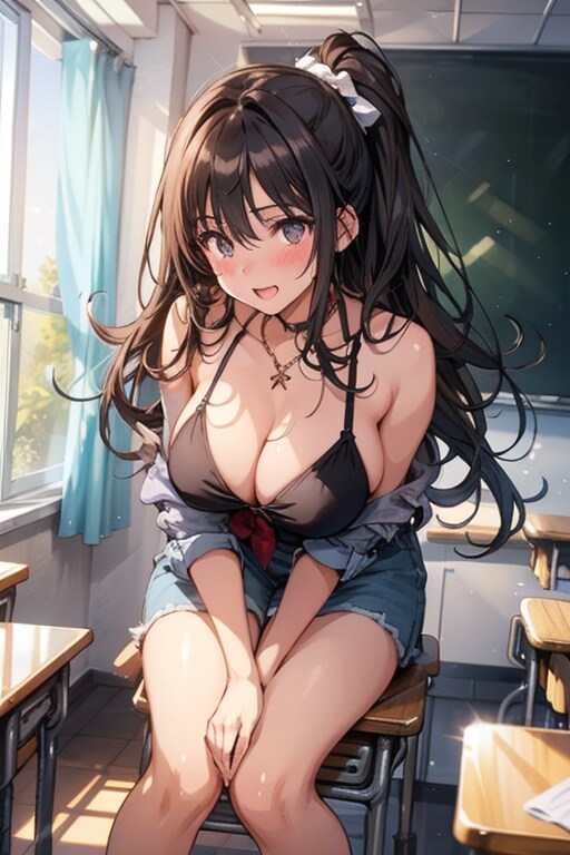 秘密にしてくれたらさわってもいいよ？