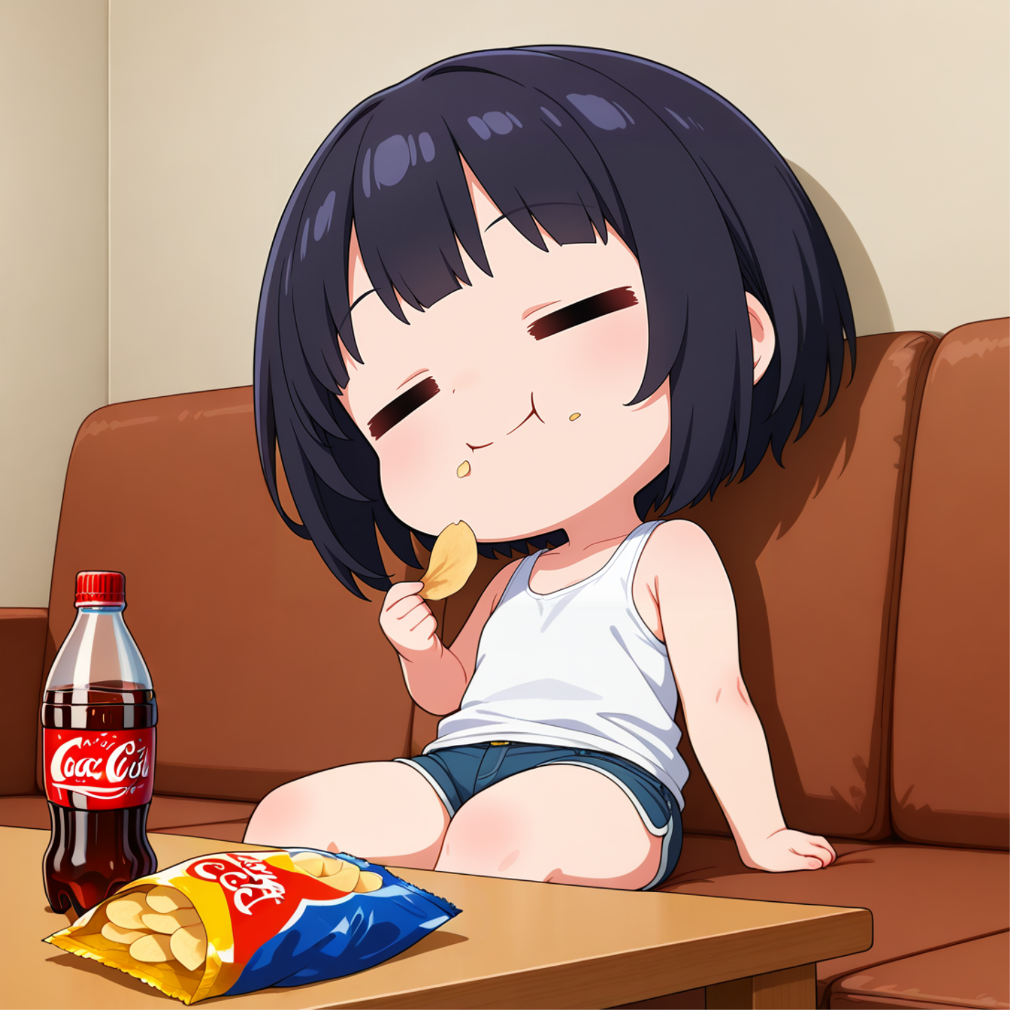 週末ポテチタイム | の人気AIイラスト・グラビア
