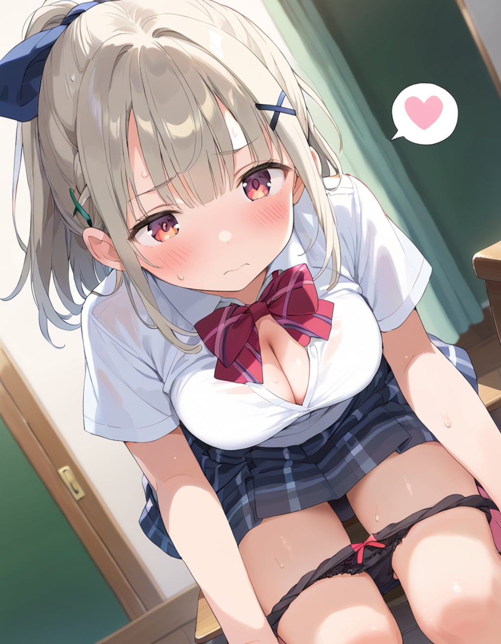 …しゃがんだらだめですよ💞