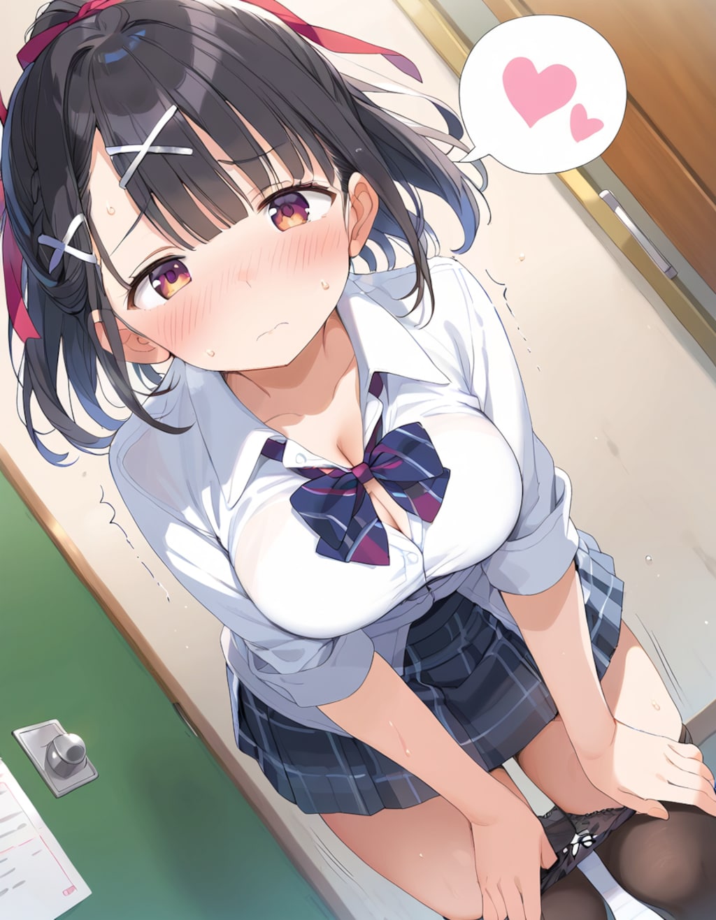 …しゃがんだらだめですよ💞