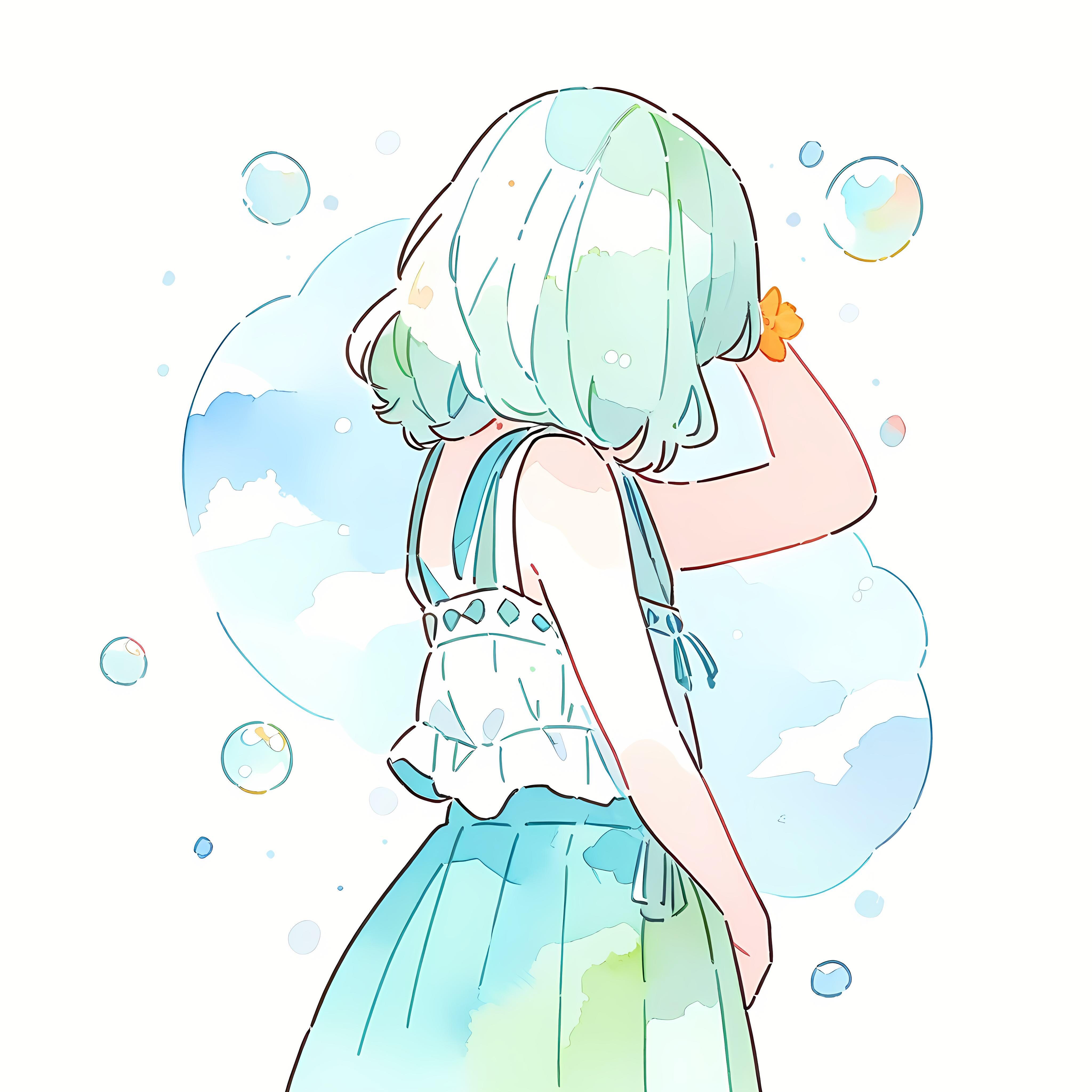 お願いだから、今こっち見ないで。 | の人気AIイラスト・グラビア