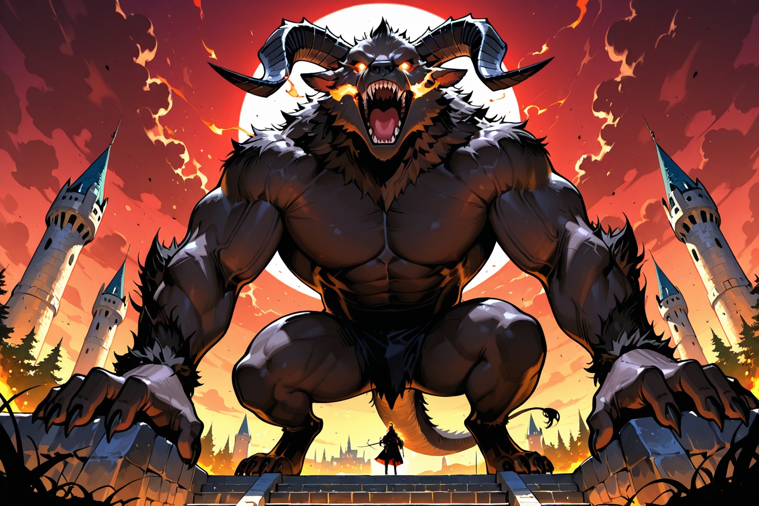 ベヒーモスの咆哮 | の人気AIイラスト・グラビア