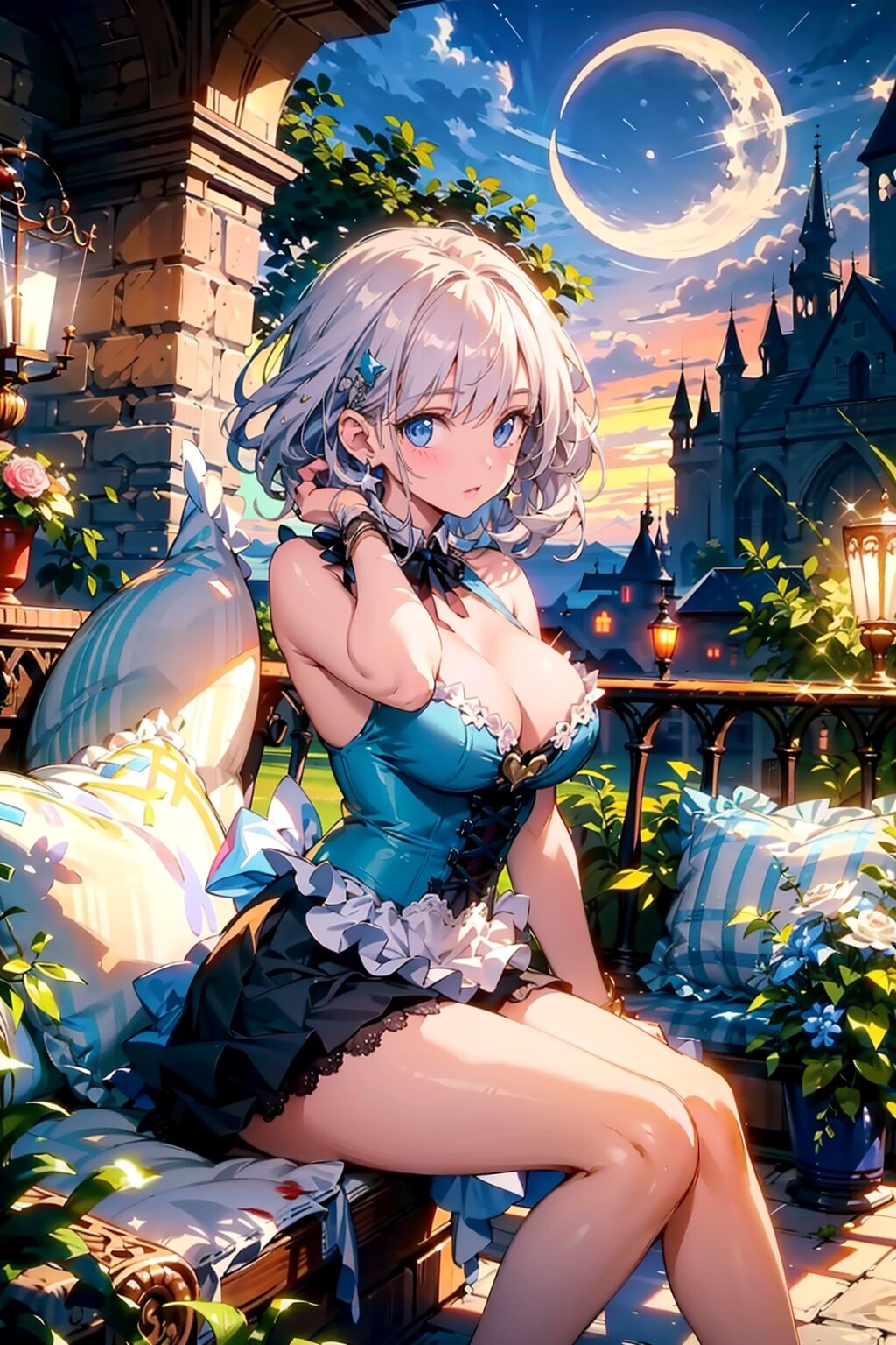 上弦の月とお嬢様CCP