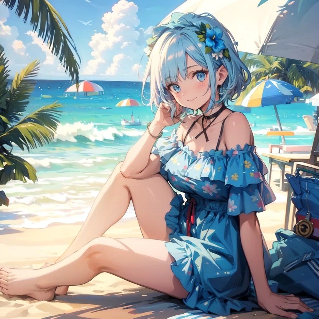オフショルダーレースアップワンピース