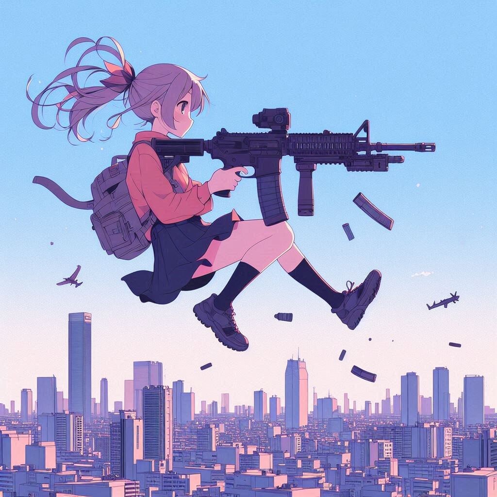 機関銃と少女28