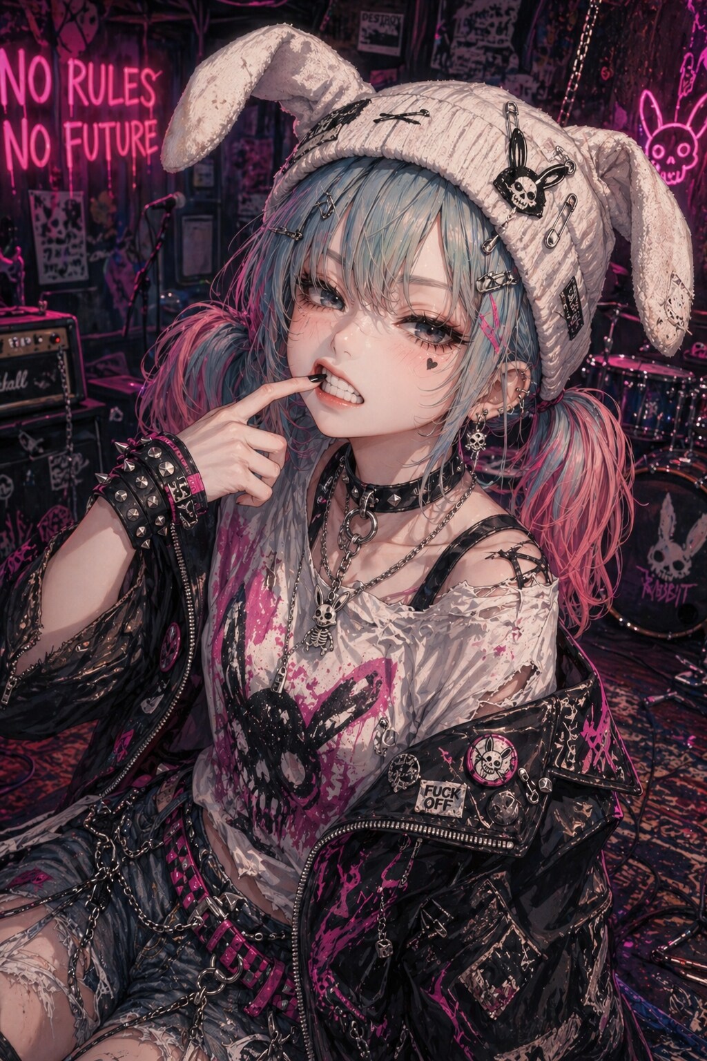 深碧ちゃんは、型に嵌まるより、この歪な鼓動を愛してる。 | の人気AIイラスト・グラビア