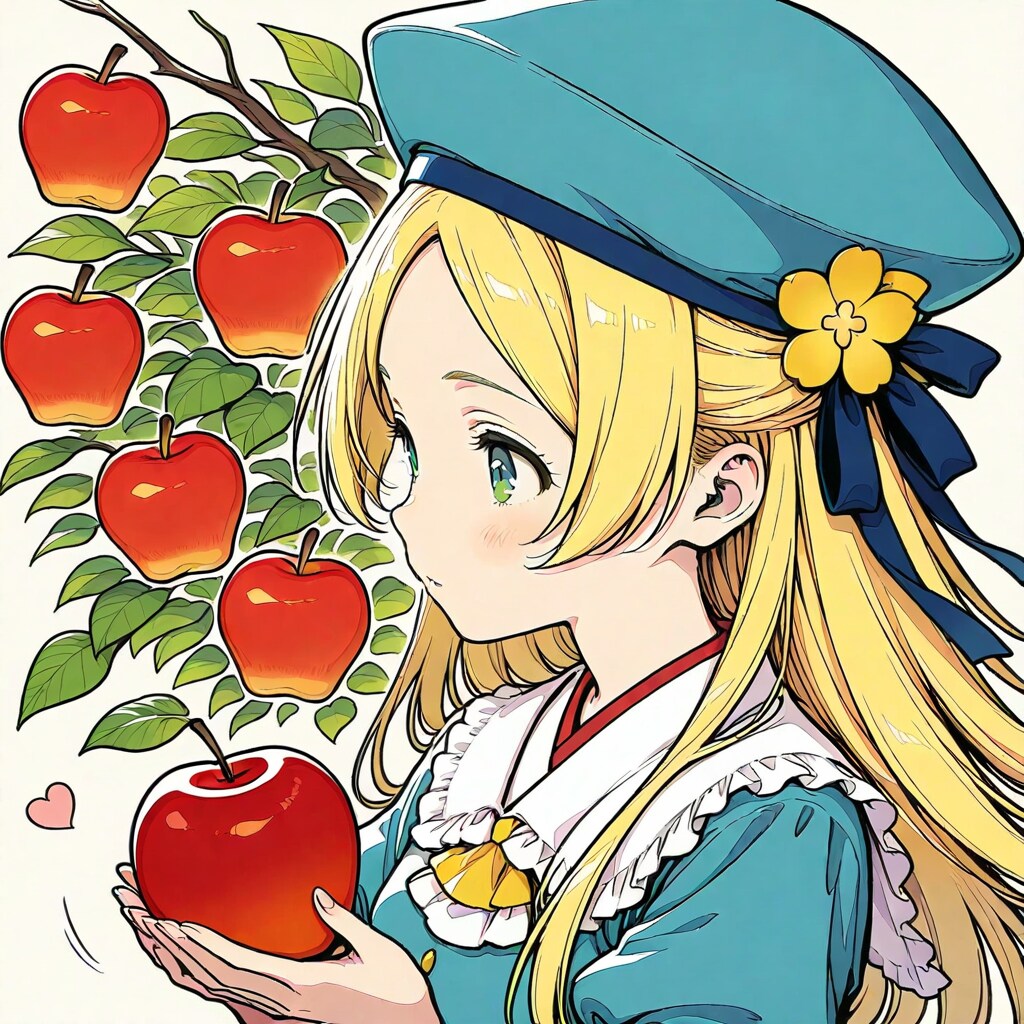 ６月末生まれの林檎ちゃん