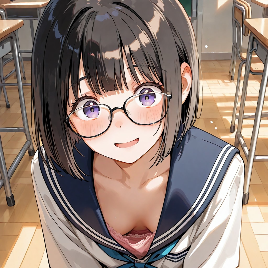 やだ、キャミ見えてた？！