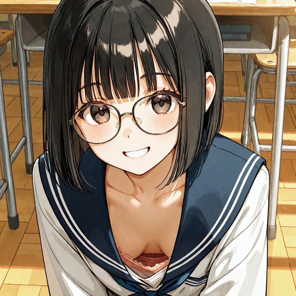 やだ、キャミ見えてた？！