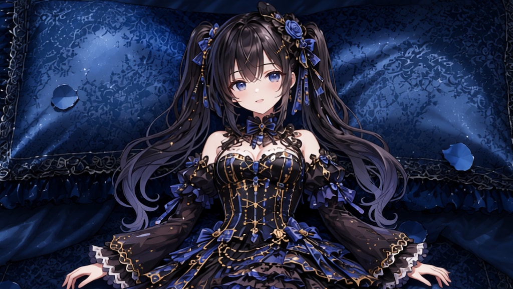 茶髪少女とドレス　その1